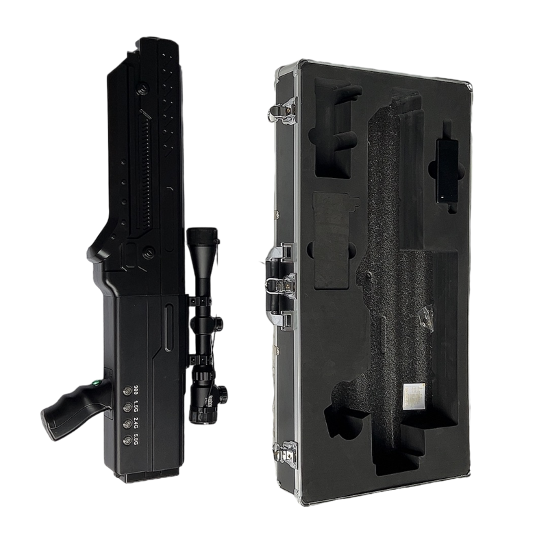  琼结手持便携式枪型低空防御反制四通道A型